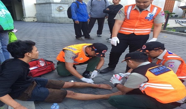Kecelakaan Lalu Lintas di Jalan Mohamad Yamin