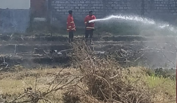 Kebakaran di Perumahan Ganinda Residen