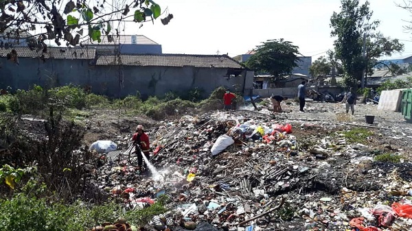 Kebakaran di Jalan Mahendradatta