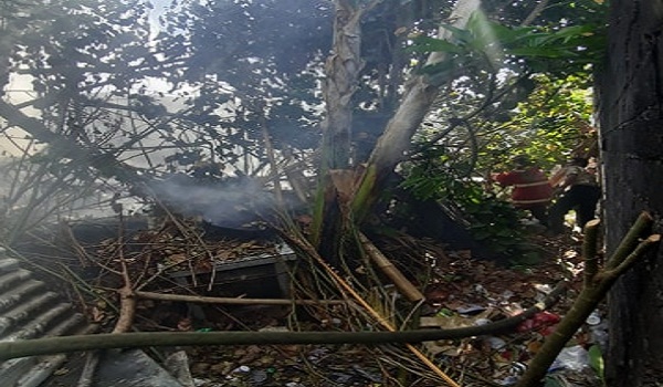 Kebakaran di Jalan Intan LC 