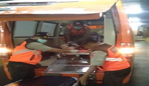 Kecelakaan Lalu Lintas di Jalan Gatot Subroto Barat