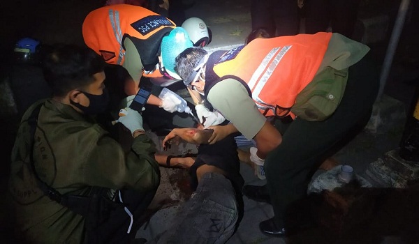 Kecelakaan Lalu Lintas di Jalan Puputan Renon