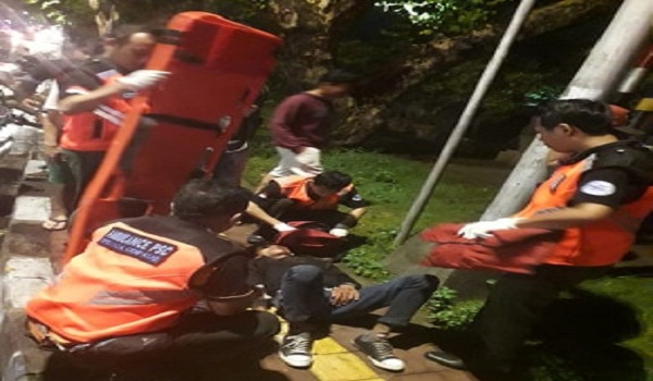 Kecelakaan Lalu Lintas di Jalan Gatot Subroto