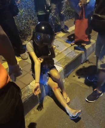 Kecelakaan Lalu Lintas di Jalan Gatot Subroto