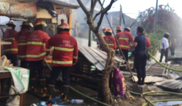 Kebakaran Rumah di Jalan Kusuma Bangsa