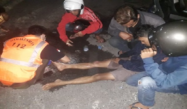 Kecelakaan Lalu Lintas di Jalan Cokroaminoto
