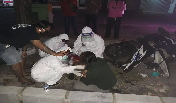 Kecelakaan Lalu Lintas di Jalan Raya Puputan Renon