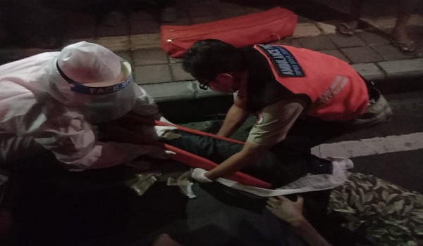 Kecelakaan Lalu Lintas di Jalan Puputan Renon