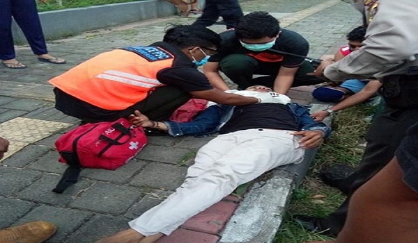 Kecelakaan Lalu Lintas di Jalan Raya Puputan Renon