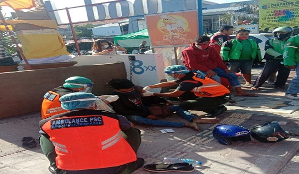 Kecelakaan Lalu Lintas di Jalan Mahendradatta