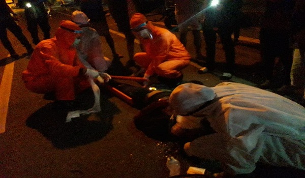 Kecelakaan Lalu Lintas di Jalan Mahendradatta
