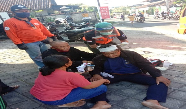 Kecelakaan Lalu Lintas di Jalan Trengguli Penatih